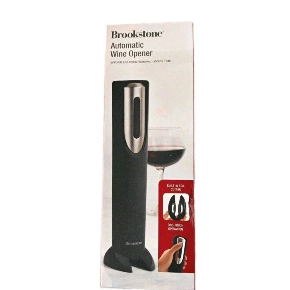 Electric Wine Bottle Opener Battery Corkscrew Wine Bottle Opener, Black